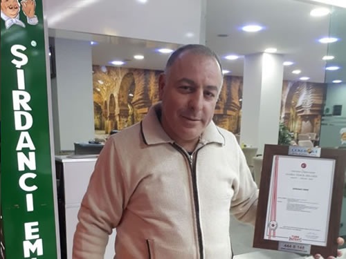 ŞIRDANCI EMİN MARKA TESCİL BELGESİ TESLİMİ